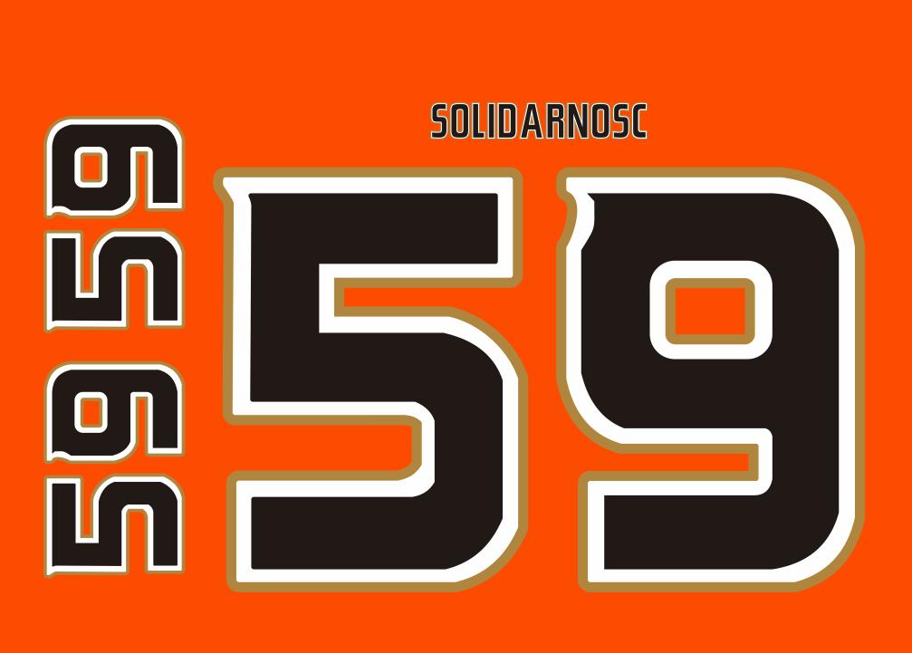 Anaheim Ducks 59 SOLIDARNOSC iron on heat transfer...